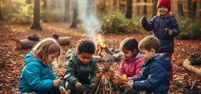 November’s Enchanting Embrace: Top 10 Forest School Activities November’s Enchanting Embrace: Top 10 Forest School Activities